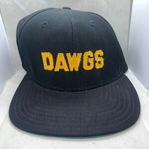 vintage 80’s GEORGIA BULLDOGS embroidered chain stitched trucker snapback hat
